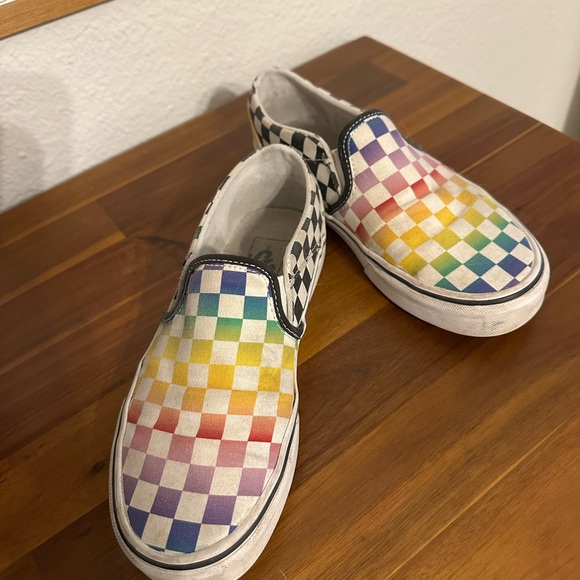 Vans Shoes - Vans Black and White Checkered Slip-On Sneakers